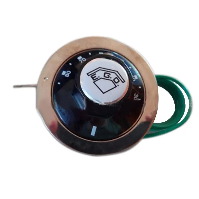 

30-75 Degree Celsius EGO 2 Pin Adjustable Knob Capillary Thermostat - Temperature Controller Switch for Oven Water Heater