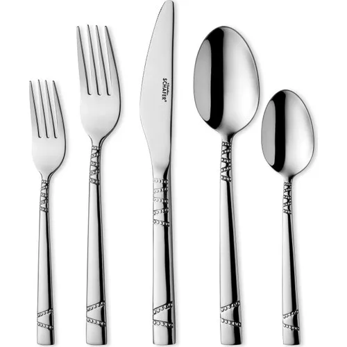 Fork Spoon Flatware set-90 Piece Cutlery Set Spoon Fork Set Kitchen Utensils Sets Tableware Sets