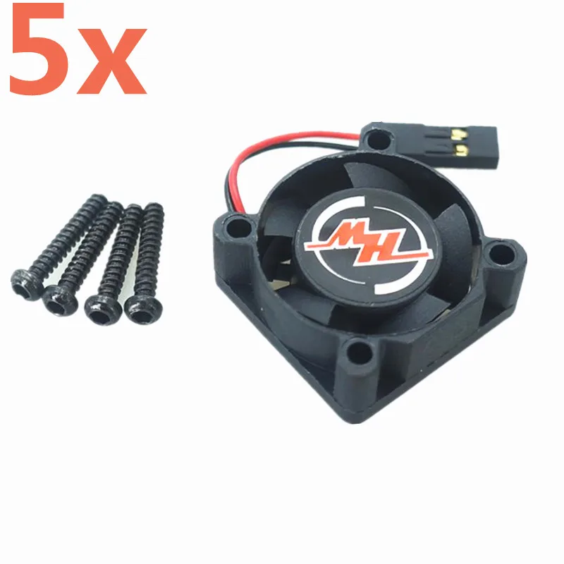 5Pieces FAN-2510BH-5V Application of ESC Electric Regulation Cooling Fan for Hotel Haoying RC Car XERUN-120A-V3.1