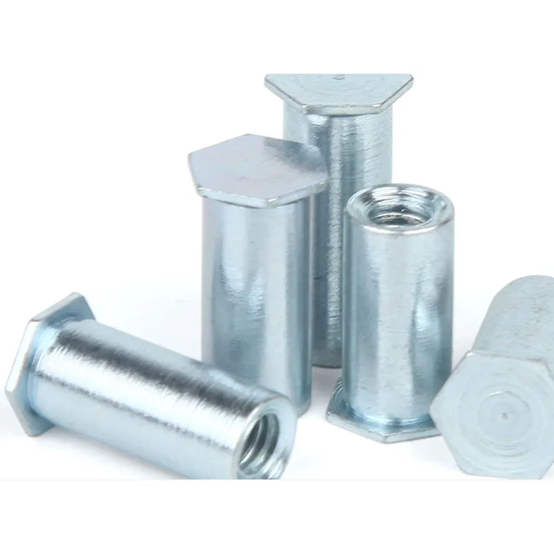 M2M2.5M3M4stainless steel 304 zinc carbon steel through hole pressure rivet stud blind hole rivet nut column1169