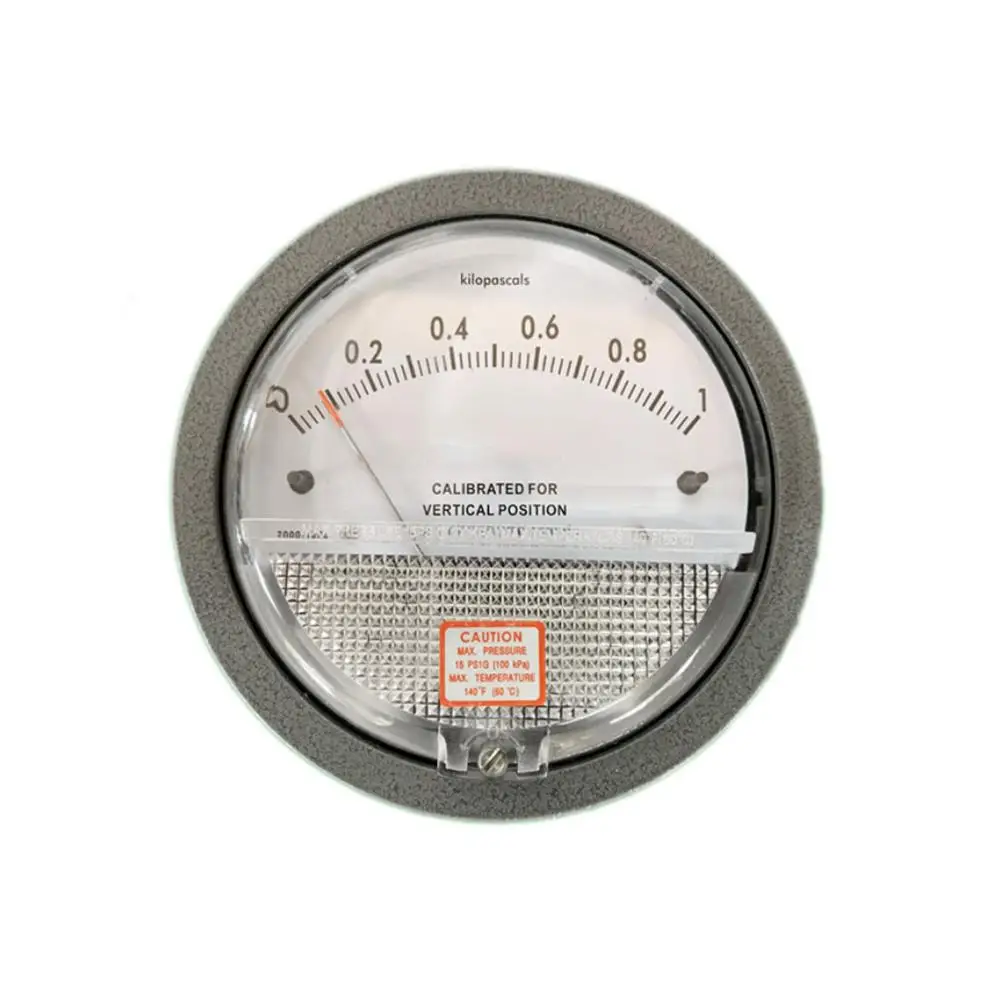 FANDE Micro Differential Pressure Gauge Meter for Medical and Health Clean Room