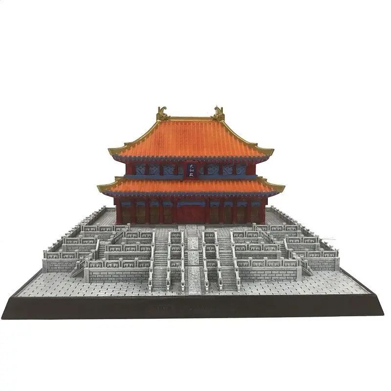 

Hand-made Resin Crafts World Famous Landmark Model The Hall of Supreme Harmony Palace Museum Creative Tourism Souvenirs