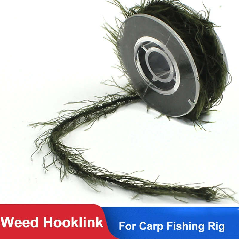 5M Carp Fishing Line Rope Weed Hooklink Thread 8 strands Braided Fishing Line Carp For Carp Rig Hair Rig  Uncoated Hook Link