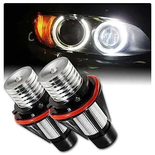 

2Pcs 10W Angel Eyes Halo LED Marker Car Lights Bulb For BMW E39 E87 E64 E63 E65 E66 E53 X5 E83