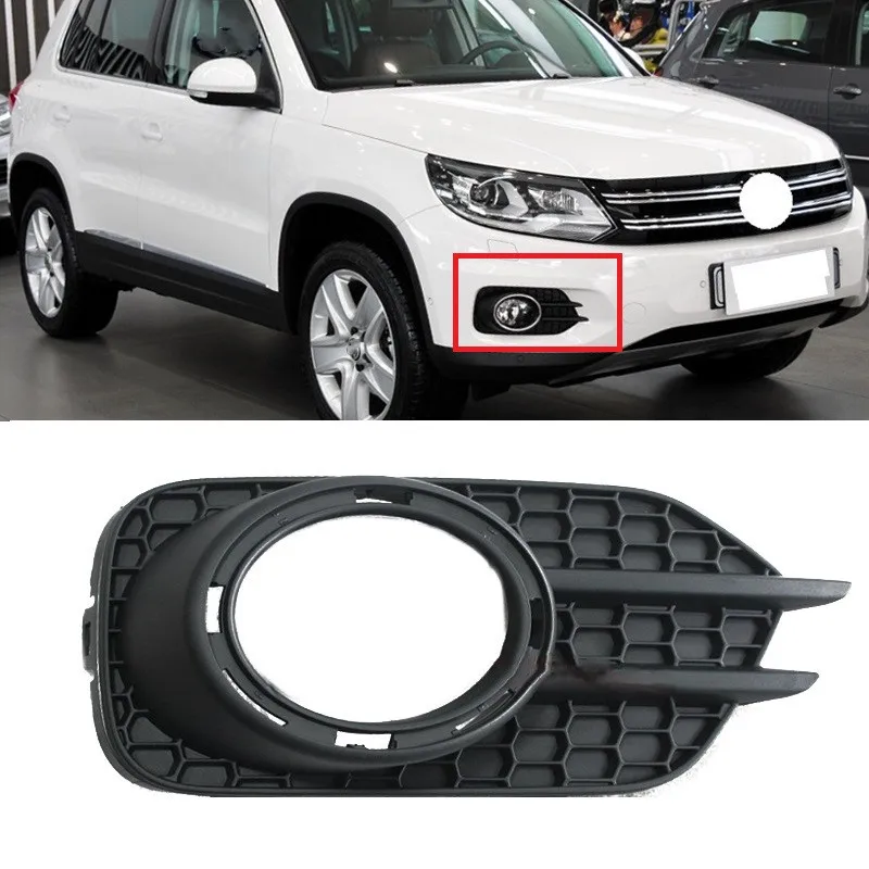 Yasong For VW Tiguan 2012-2016 High Quality Front Bumper Fog Light Cover TrimFog Lamp Cap Foglight Frame Foglamp Shell Lid