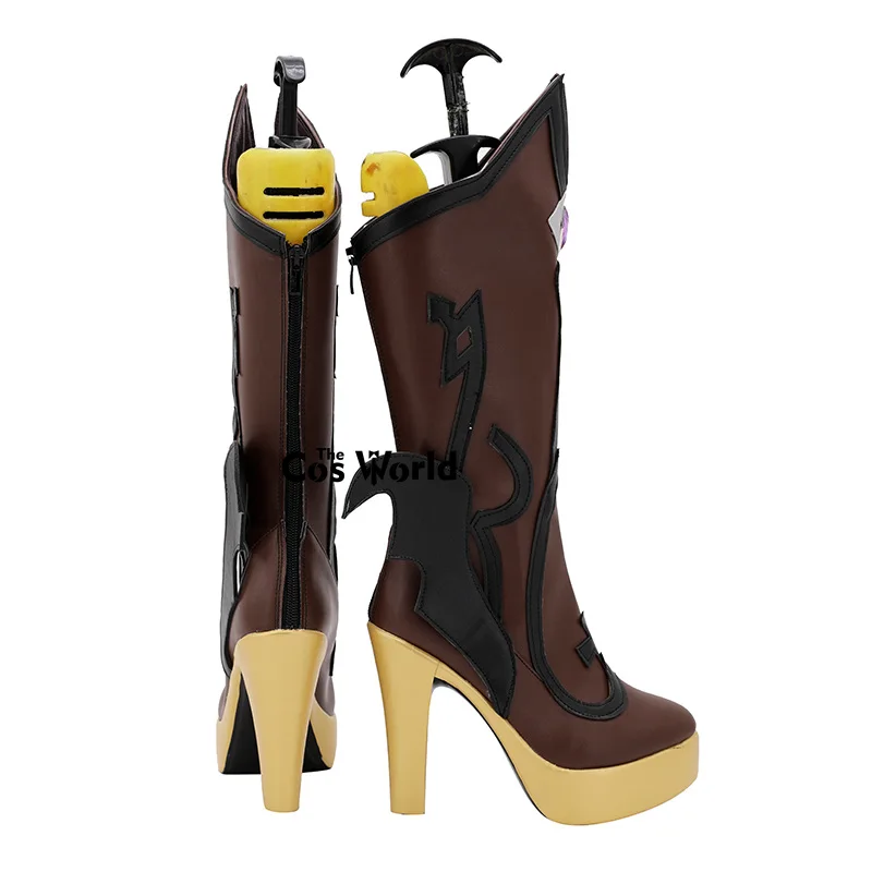 Genshin Fischl Games Passen Sie Cosplay High Heels Schuhe Stiefel an