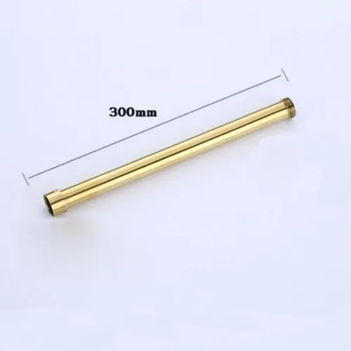 Imagen 2 del producto Grifo redondo de latón de lujo para ducha de baño, barra de tubo de extensión, accesorios de baño, G3/4 "", Kba703