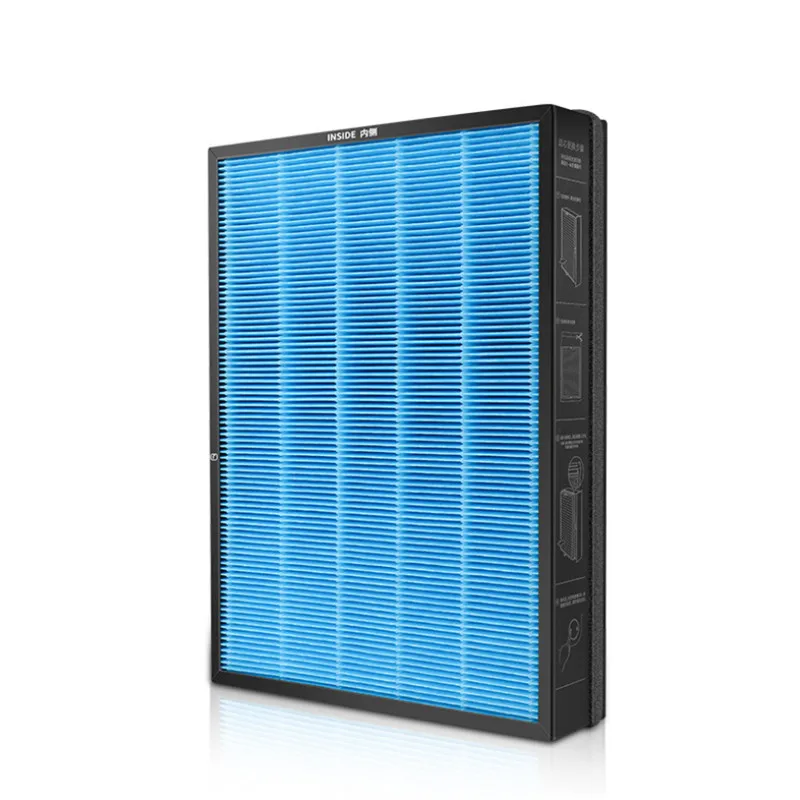 Xiaomi smartmi xfxt01zm用フィルターメッシュ複合フィルター,活性炭脱臭フィルター,391x297x70mm