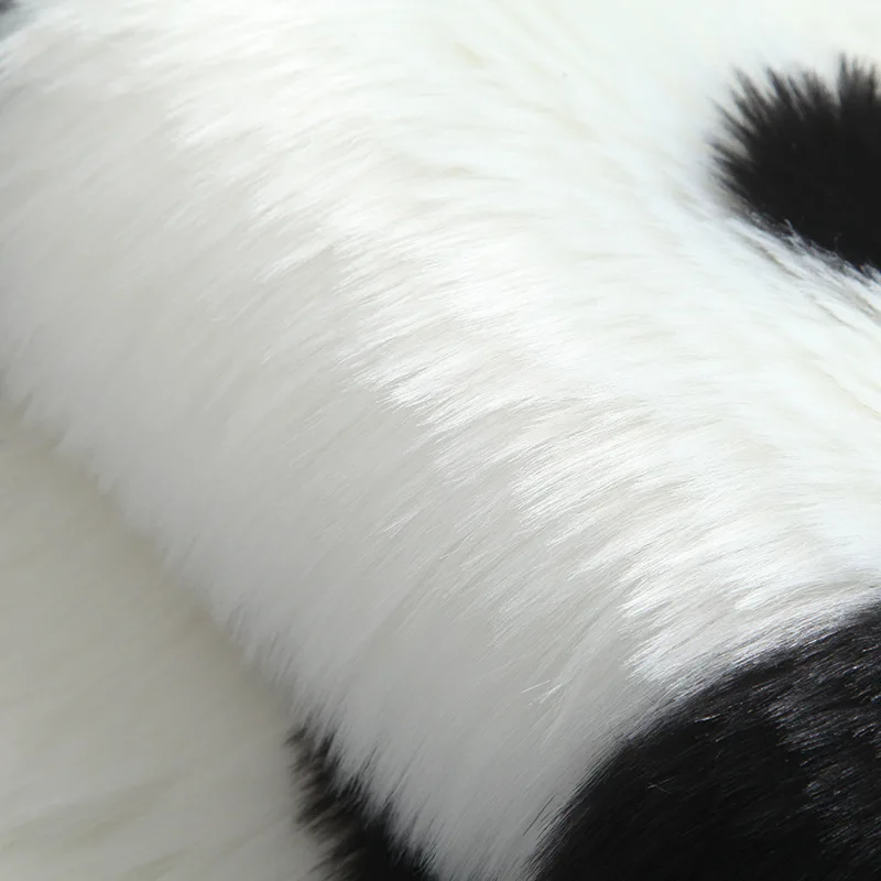 Animal Rug High Quality Long Fluff Panda Koala Sheep Mat Faux Fur Carpet Living Room Bedroom Sofa Cushion Artificial Fluffy Mats