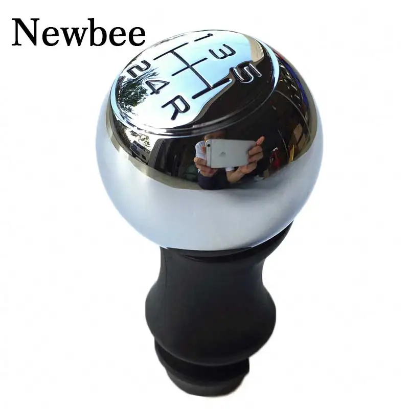 

Newbee Stainless Steel Car Manual Gear Shift Knob VTS Sport Pen Lever Head For Peugeot 307 308 408 206 207 301 3008 Elysee