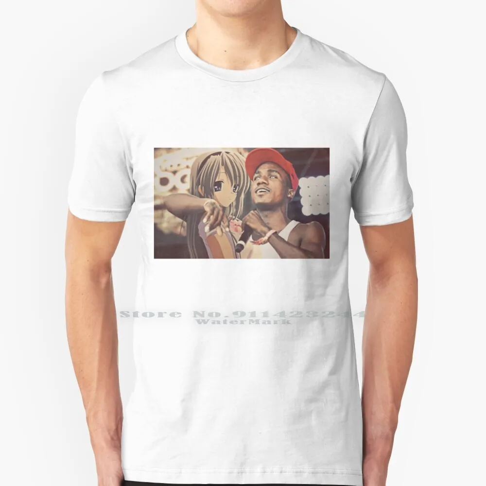 Hopsin X Tomoyo ( Clannad ) T Shirt Cotton 6XL Gangsta Waifu Hopsin Tomoyo Clannad Hip Hop American Rap Music Girls Womens