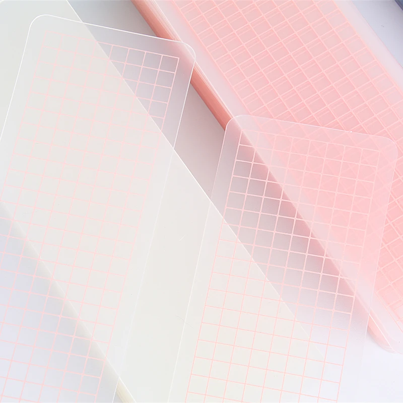 6pcs/lot Portable PVC Masking Tape Board Washi Tape Sheet Subpackage Plate Tape Package DIY Planner Tool