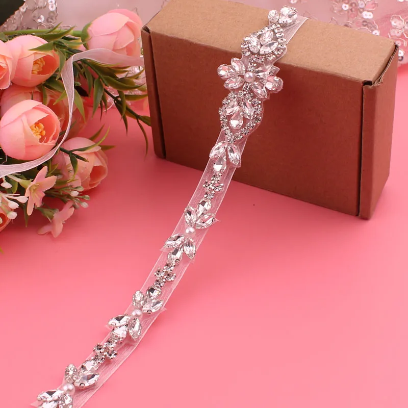 Cinturón de vestir para mujer, accesorios de vestido de novia, cinturón de cristal, cinturón de novia con diamantes de imitación, suministros de boda