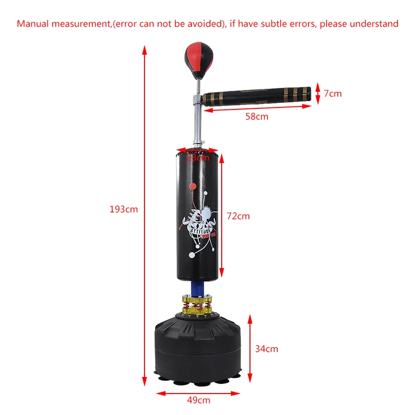 Boxing Speed Response Target High-quality Durable 360 Degree Swing Bar Training Boxing Ball Professional Stand Punching Bag