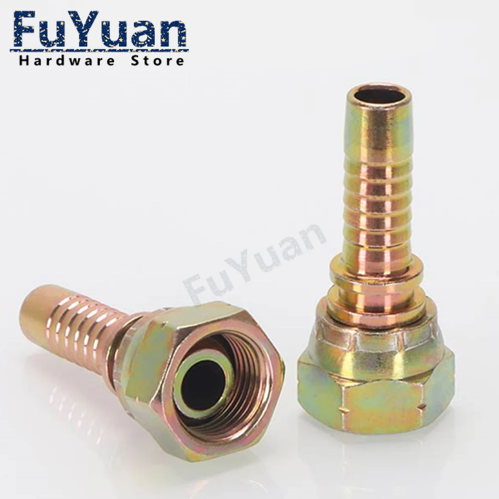 1 sztuk wąż prosty wąż wysokociśnieniowy złącze hydrauliczne BSP 1/4 3/8 1/2 do rury 6mm-19mm trójnik z króćcem złącze Adapter — zdjęcie 6