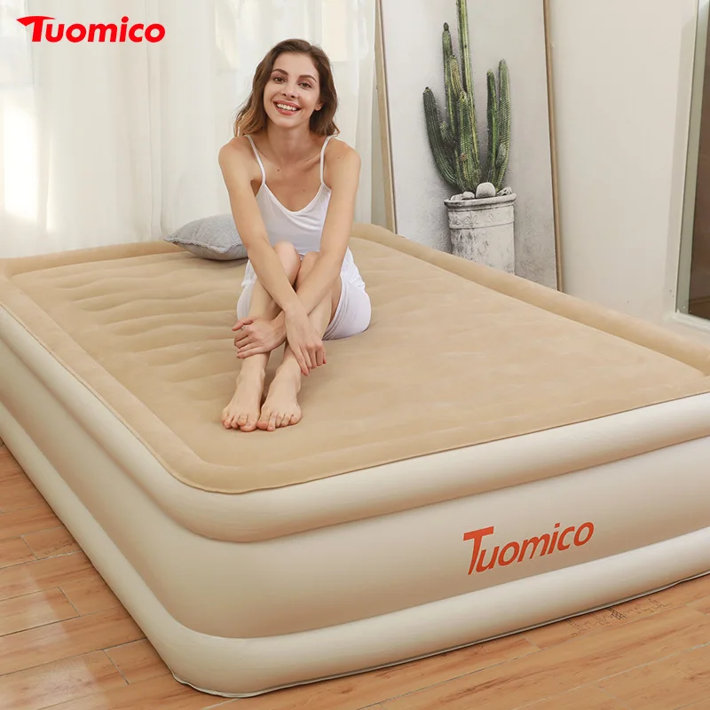 

Double Person Use Bed 152*203*45CM Collapsible Portable Comfortable Built-in Pump Inflatable Mattress Air Coushion