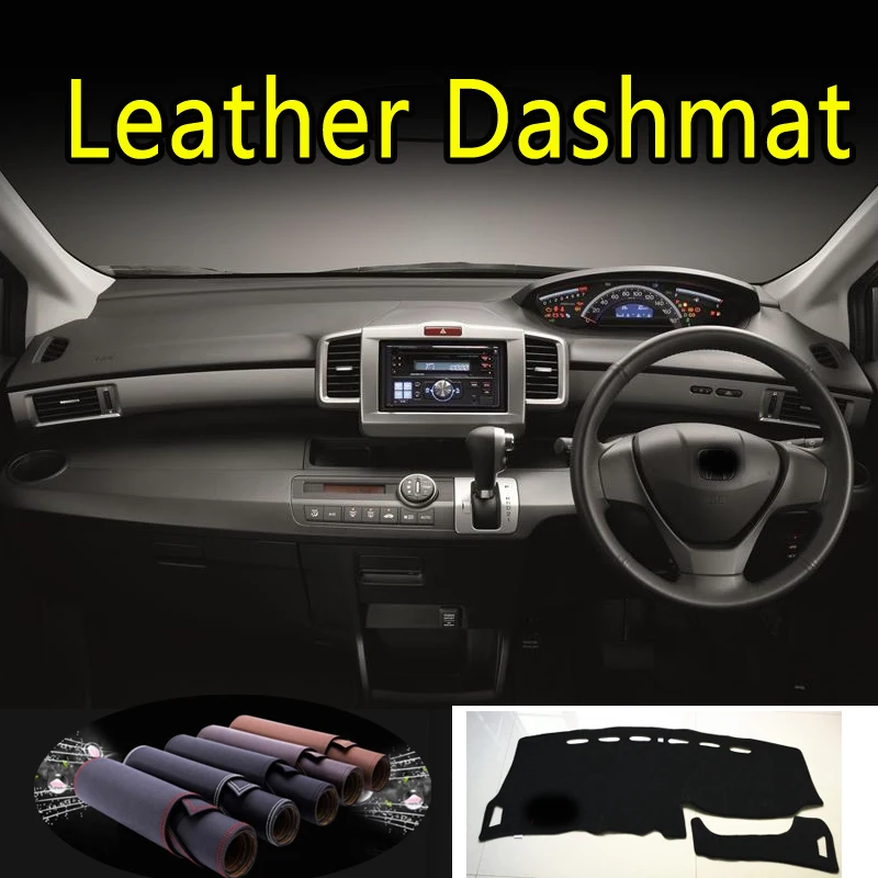 

For Honda Freed GB3 GB4 GP3 2008 - 2016 Leather Dashmat Dashboard Cover Dash Mat Sunshade Carpet Car Styling Auto Accessories