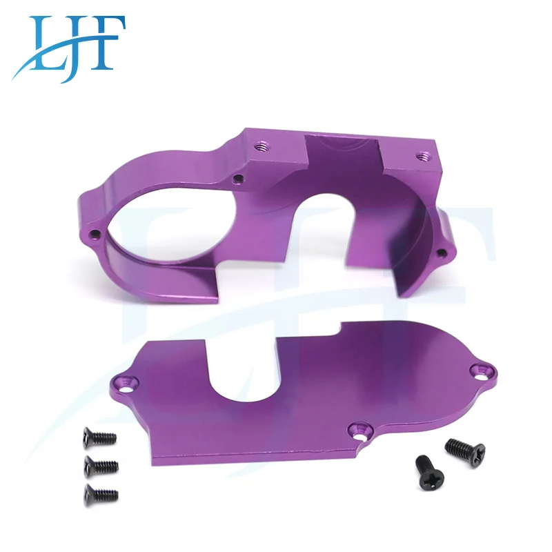 Piezas de repuesto para coche teledirigido WLtoys 144001 124018 124019, mejora de Metal, cubierta antipolvo para la cubierta superior e inferior del engranaje de reducción L199, 1 Juego