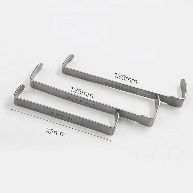 Thyroid retractor tissue retractor plate type right angle non-porous right angle cosmetic plastic surgery skin retractor stainle