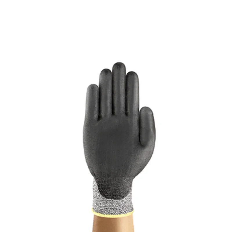 

Ansell Hyflex 11-651 Cut 5 Resistant PU Palm Coated Gloves INTERCEPT™yarn lining