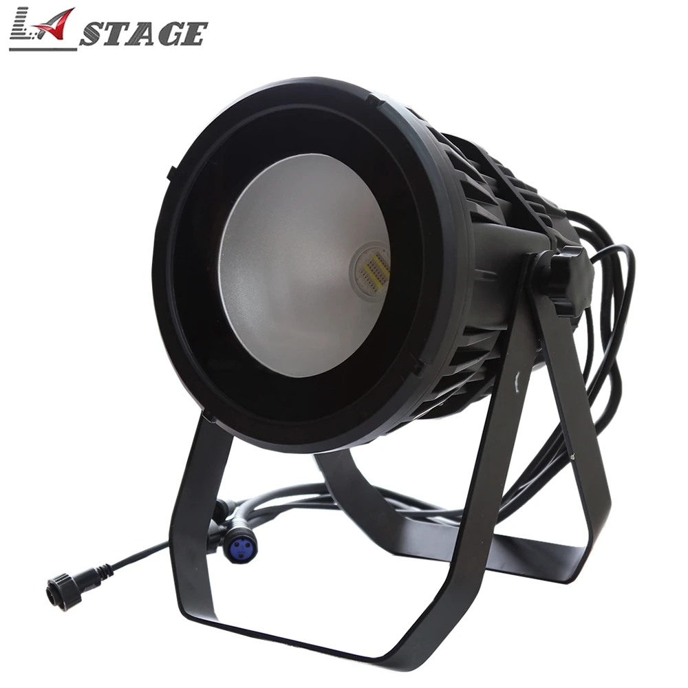 

Free Shipping Waterproof 200W COB Outdoor RGBW 4IN1 Led Par Light Dmx Controller Stage Effect lights For Dj Booth Market Disco