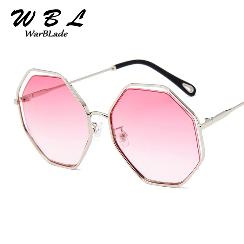 

WarBLade High Quality Women's Sunglasses 2019 New Vintage Oversized Frame Goggle Summer Style Brand Designer Sun Glasses UV400