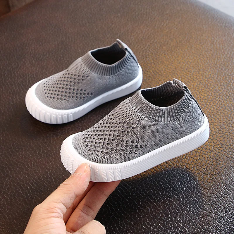 

2023 Spring New Solid Color Cartoon Children's Shoes Boys Single Shoes Baby Shoes Girls Cute Breathable Toddler Shoes