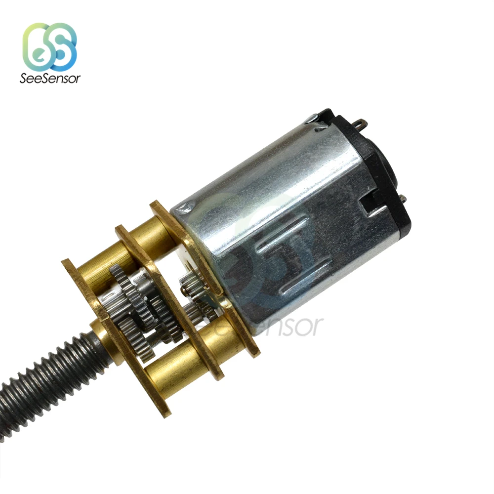 DC 3V/6V/12V N20 Mini Micro Metal Gear Motor DC Motors Shaft M4*100 15/30/60/100/150/200/300/400/500/600/800/1000 RPM