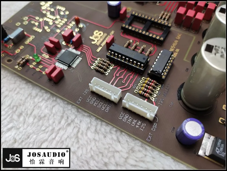 JOSAUDIO نسخة مطورة HIFI المنتدى الذكرى العاشرة TDA1541 DAC لوحة فك تشفير الصوت لوحة شبه نهائية