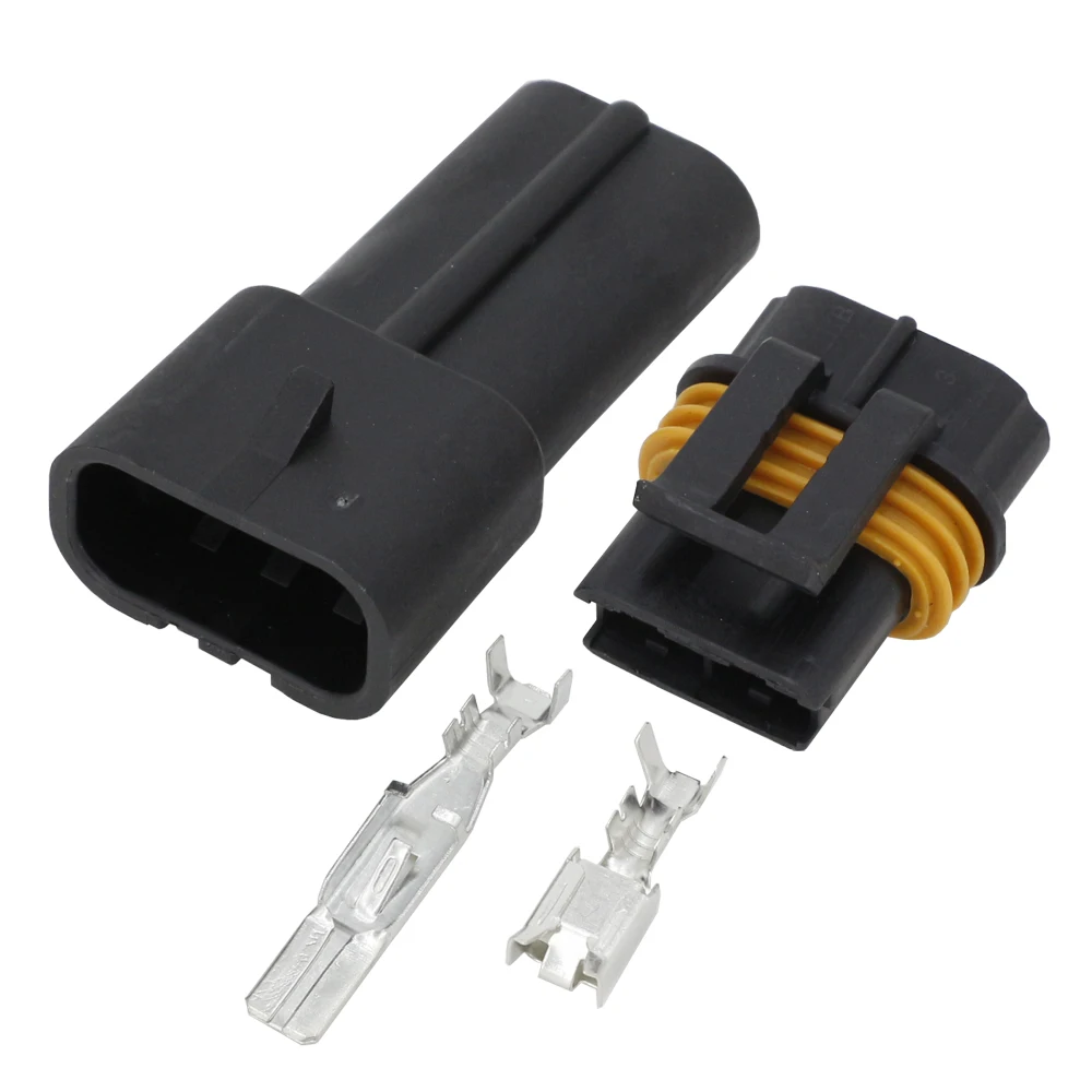 2  Pin Male and Female connector terminal car wire plug 2 pin connector female Plug Automotive Electrical DJ70232Y-6.3-11/21 2P