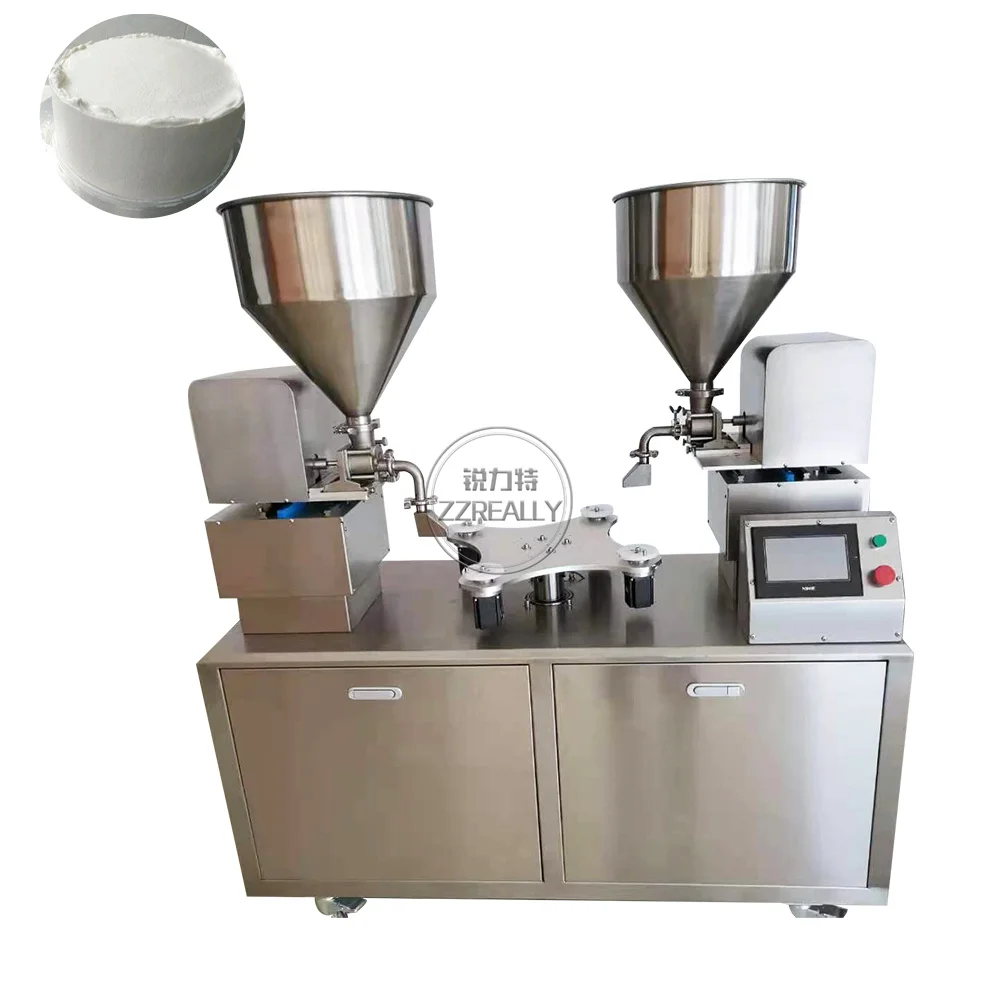 Commercial อัตโนมัติไฟฟ้าวันเกิดครีมนมตกแต่งเค้กบรรจุภัณฑ์เครื่องอุปกรณ์