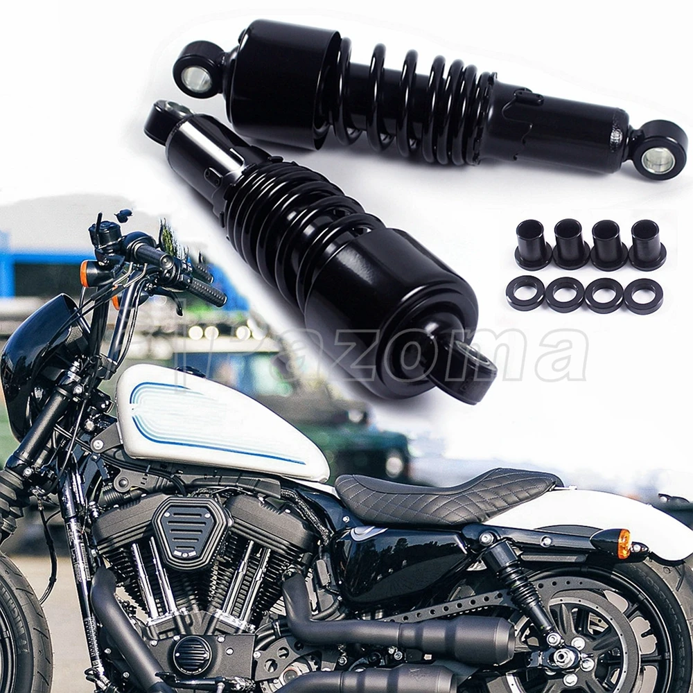 

10.5" 267mm Rear Shocks Absorber Motorcycle Slammer Lowering Kit for Harley Sportster XL 88-15 Touring FLH/FLT 80-17 Dyna 91-16