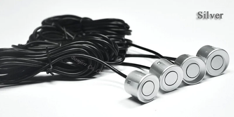 Koorinwoo Einstellbare Lautsprecher-Parktronic Auto-Einparksensoren 8 4 Sensoren Vorne Hinten Summer-Alarm Auto-Detektor Einparkhilfe – Detail 16