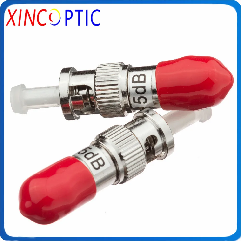 ST/LC/SC/FC/MU Fixed Plug-In Attenuator,SC LC FC ST MUUPC 3dB 5dB 7dB Single Mode Simplex Fiber Optic Fixed Attenuator Connector