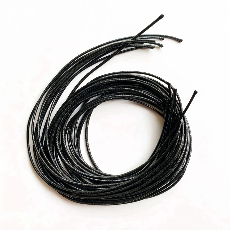 70cm Korean Waxed Polyester Cord 1.5mm Black Wax Rope for Necklace Bracelet Jewelry DIY Items Accessories