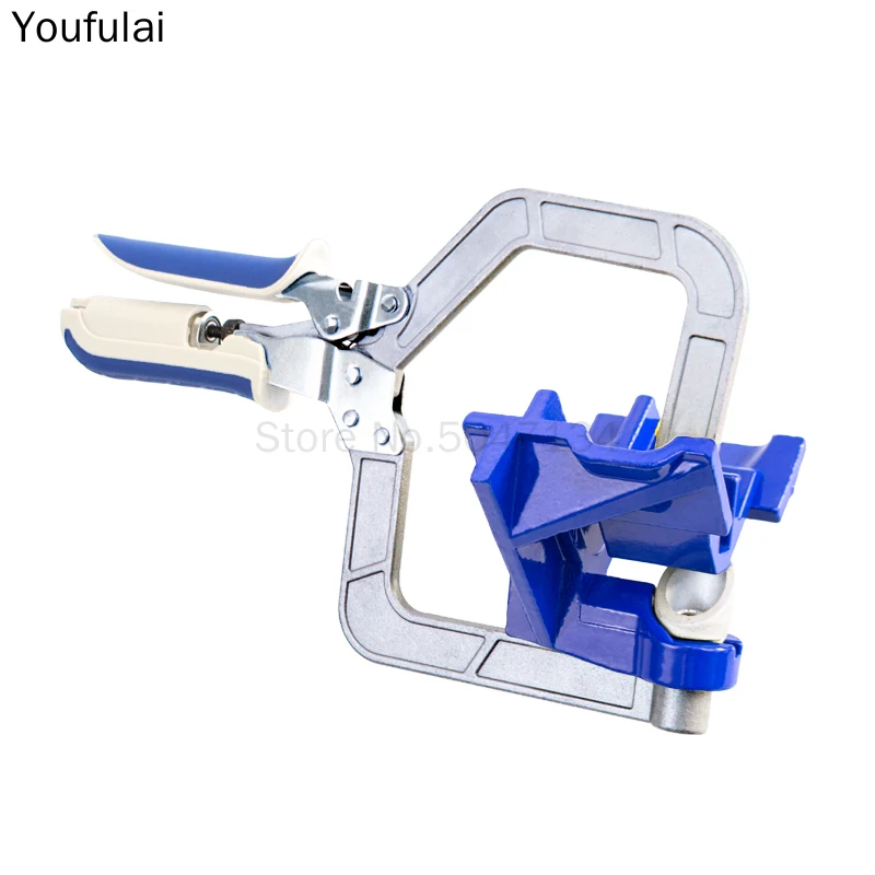 8d, Auto-adjustable 90 Degree Right Angle Woodworking Clamp Quick Clamp Pliers Picture Frame Corner Clip Hand Tool T-Clamp