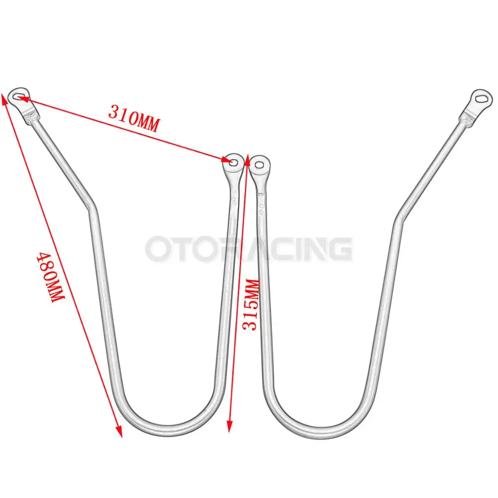 Motorcycle Saddlebag Supports Bracket For Triumph Bonneville T120 T100 Thruxton 1200 Speed Twin Street Twin Street Cup 2016-2022