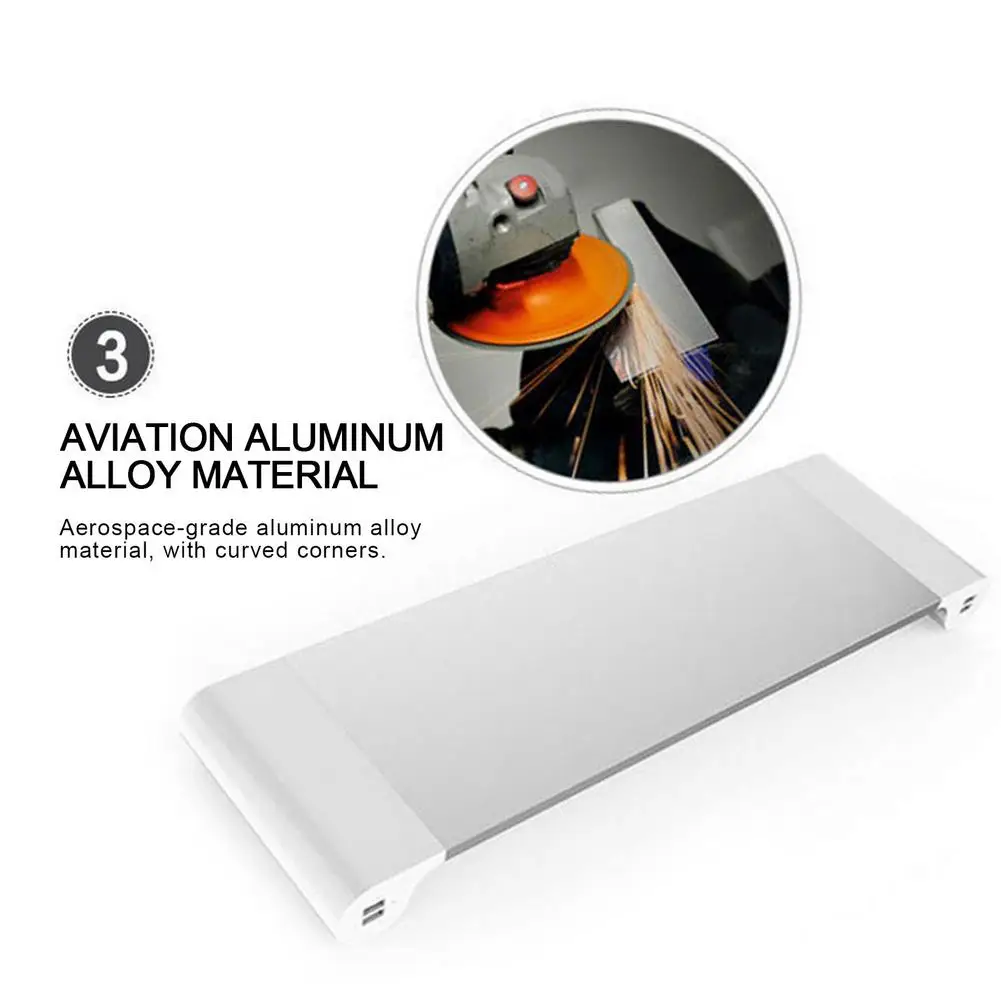 Подставка для монитора Универсальная со стальным органайзером и USB 3,0