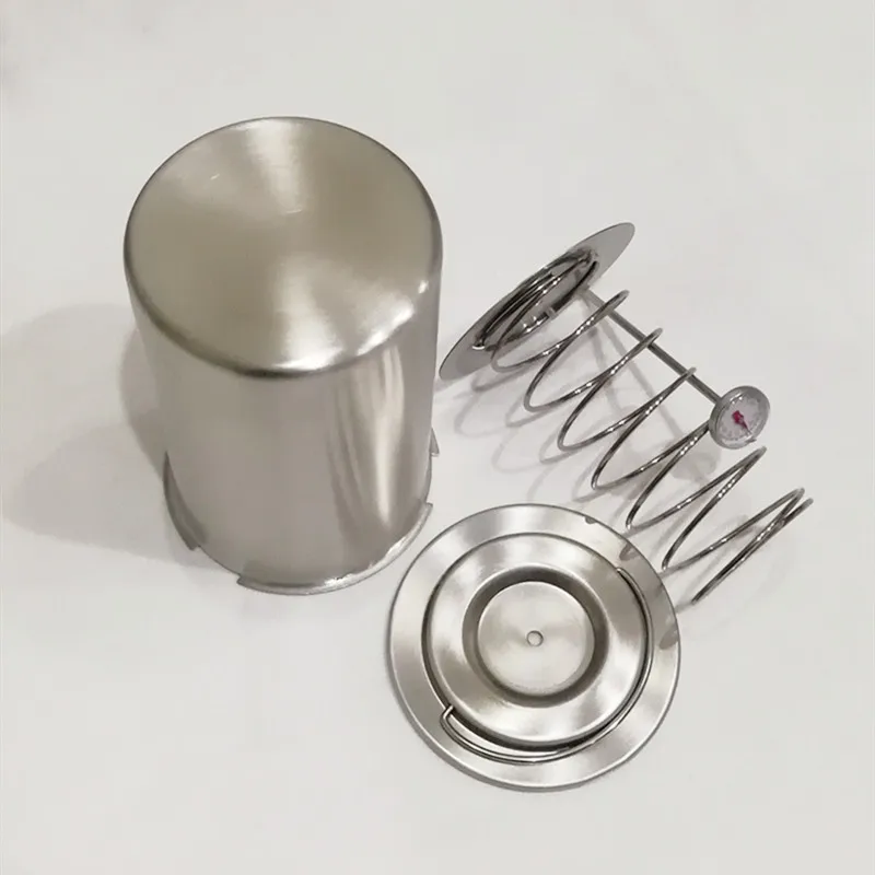 Stainless Steel Ham Maker Spring Press Meat Tools With Thermometer Kitchen Tools