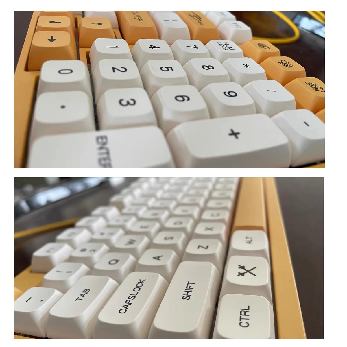 140 مفتاح PBT Keycap XDA الشخصي صبغ الفرعية الأبيض الحد الأدنى حليب العسل موضوع اليابانية Keycap ل MX التبديل لوحة المفاتيح الميكانيكية