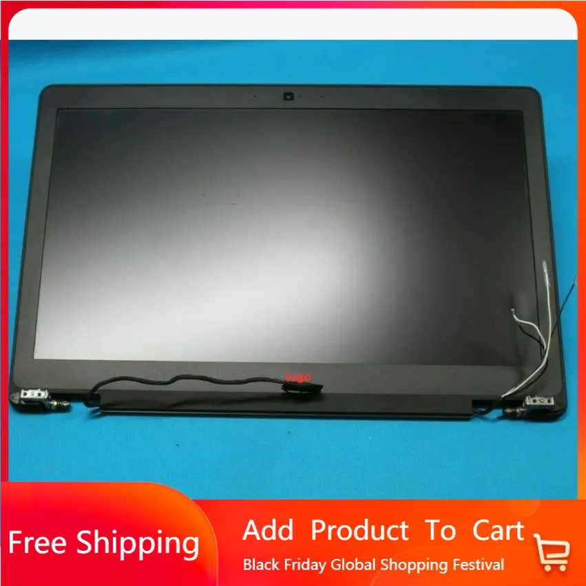 Pantalla LCD de 15,6 pulgadas para portátil Dell Latitude E5570, montaje completo de pantalla LCD de 15,6 pulgadas con parte superior, funda de cubierta superior