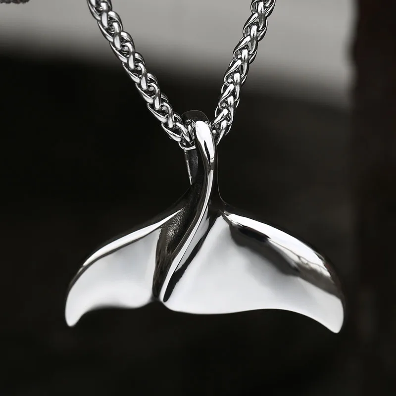 BEIER Stainless Steel Punk Style Dolphin sharkanimal Fish Pendant fashion Chain Necklace men/women Jewelry BP8-539