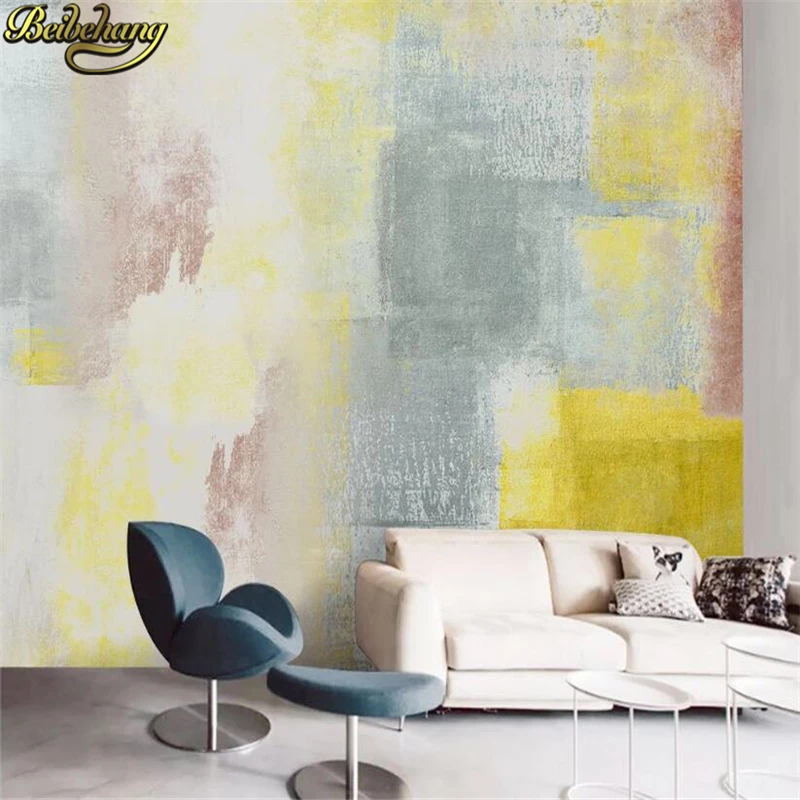 

beibehang custom Nordic abstract graffiti creative color cement wall paper art 3D mural living room wallpaper bedroom background