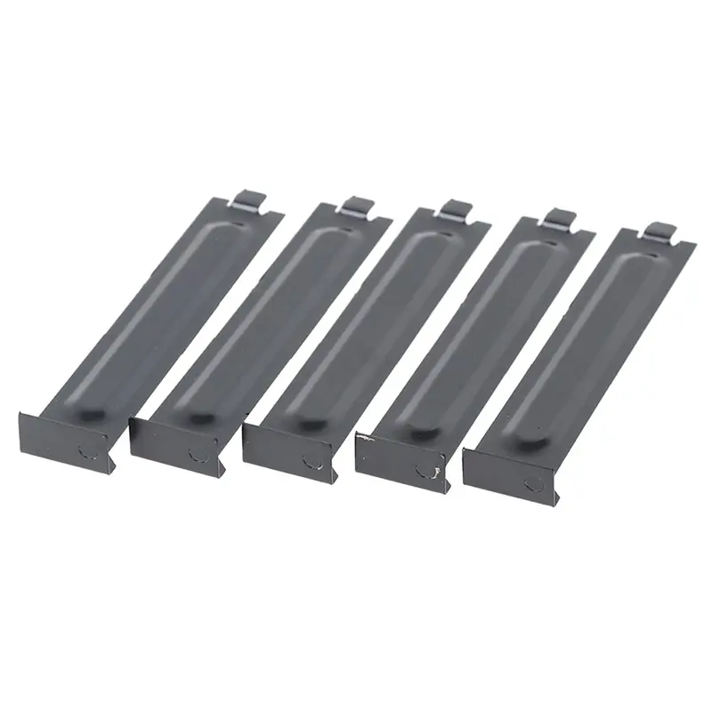 PCI 확장 슬롯 커버 PC 컴퓨터 케이스, 먼지 필터 블랭킹 플레이트, 대부분의 풀 프로파일 컴퓨터 케이스용, 12cm, 로트당 5 개, 신제품