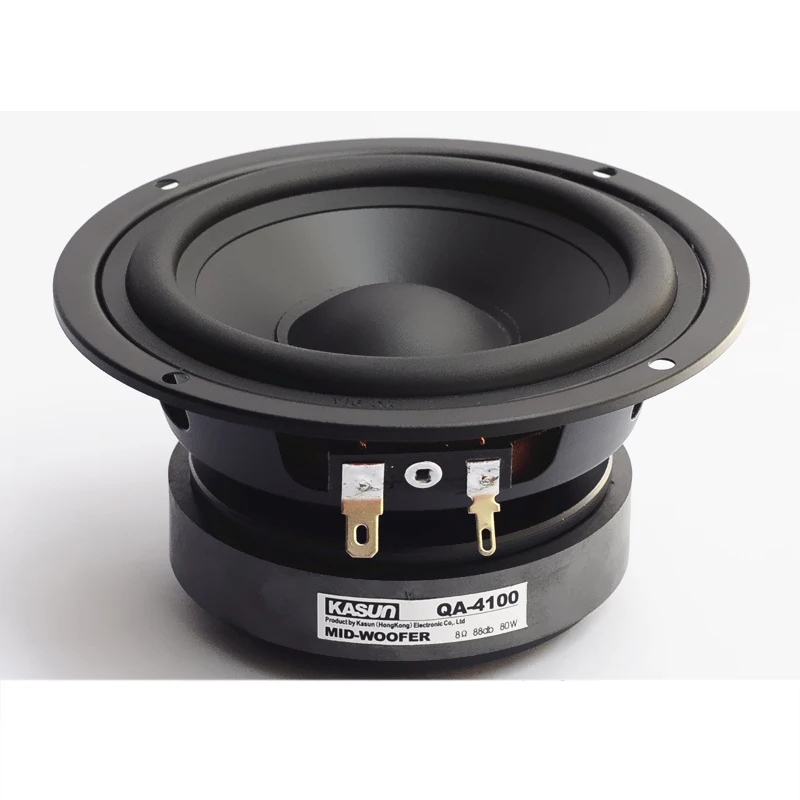 KYYSLB QA-4100 8ohm 80W 4 palec pokročilý hifi woofer amplión domácí audio řádný bas reproduktor ovladač jednotka