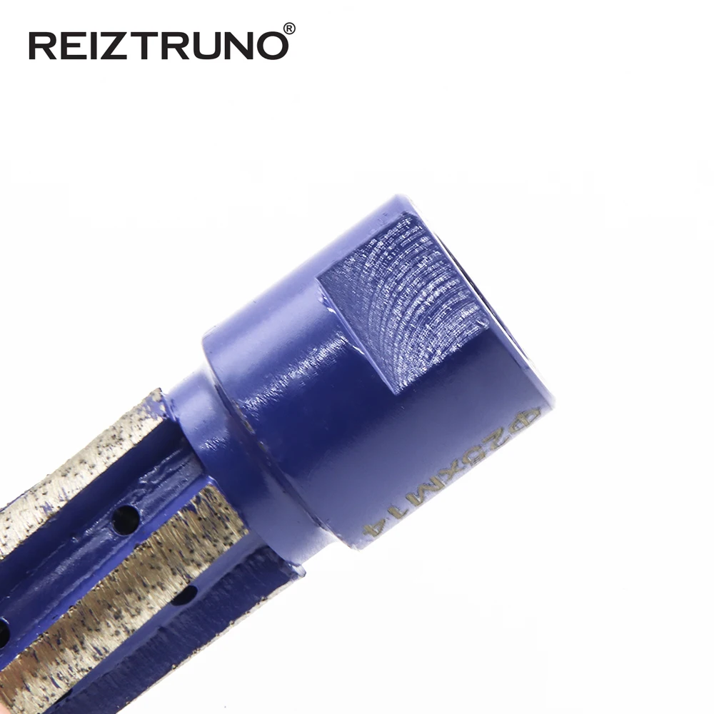 1นิ้ว Segmented เพชรนิ้วมือ Bits สำหรับหินแกรนิตแผ่นอ่างล้างจาน Cutout โดยเครื่อง CNC และ Routers-M14,5/8 "-11,1/2"