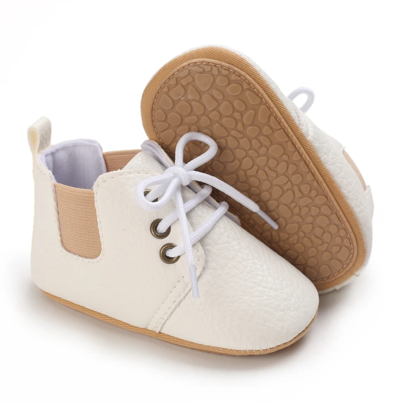 2023nuove scarpe da bambino in pelle retrò scarpe da ragazzo in pelle multicolore suola in gomma per bambini antiscivolo primi camminatori mocassini