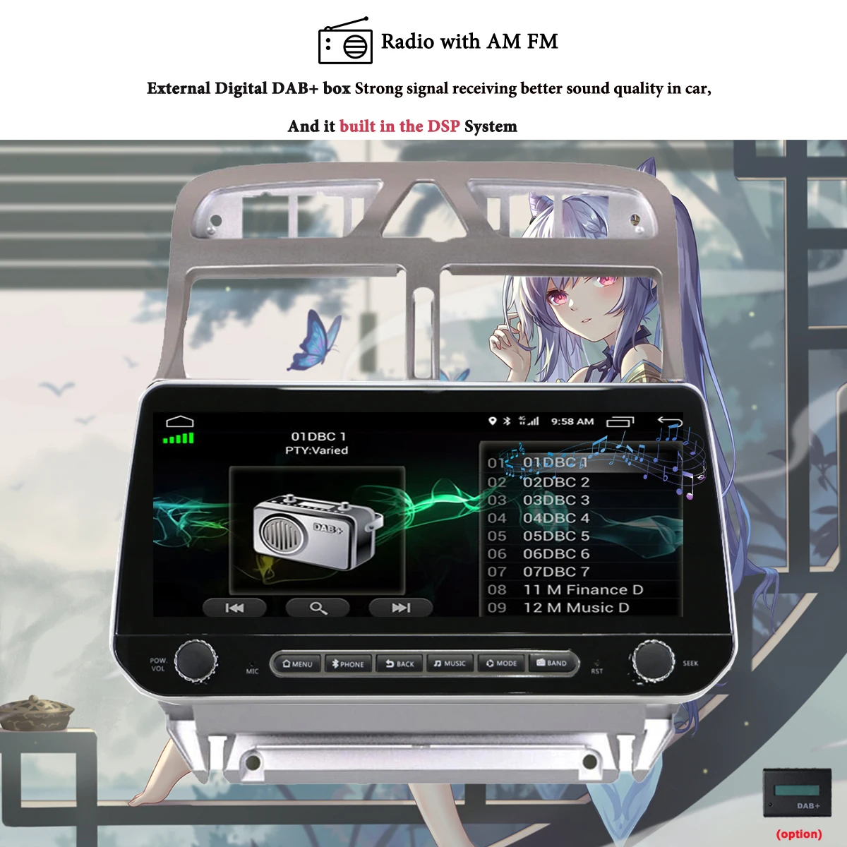 8G + 128G أندرويد 14 لبيجو 307SW 307 2002-2013 سيارة Autoradio ستيريو فيديو مشغل ديفيدي لتحديد المواقع نافي مراقب الوسائط المتعددة جوجل بلاي