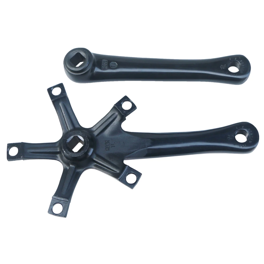 Folding Bike Crank Arm 165mm 170 130BCD Single speed 42T 44T Aluminum Square Taper hole Fixed Gear Bicycle Crankset Chain Ring