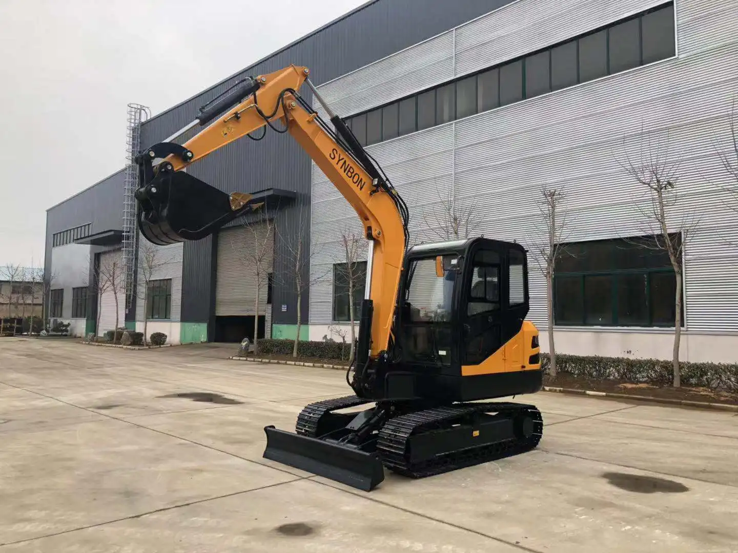 Power And Hydraulic System Crawler Excavator Farm Digger Machine SY607